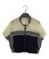 MAISON SPECIAL（メゾンスペシャル）の古着「Color Block Half Sleeve Tops」｜ブラック×ベージュ