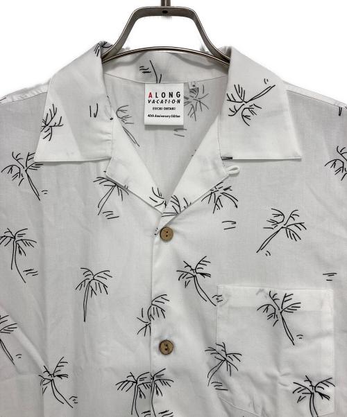 BEAMS（ビームス）BEAMS (ビームス) 大瀧詠一 『A LONG VACATION』総柄オープンカラーシャツ ホワイト サイズ:Sの古着・服飾アイテム