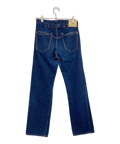 Heller's cafe（ヘラーズカフェ）Heller's cafe (ヘラーズカフェ) シンチバックデニムパンツ インディゴ サイズ:29の古着・服飾アイテム