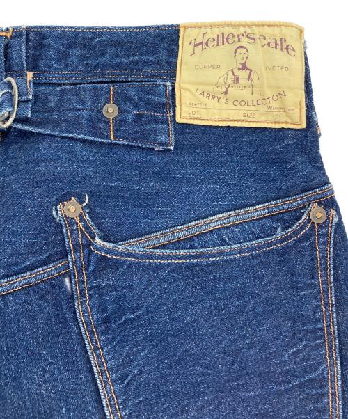 Heller's cafe（ヘラーズカフェ）Heller's cafe (ヘラーズカフェ) シンチバックデニムパンツ インディゴ サイズ:29の古着・服飾アイテム