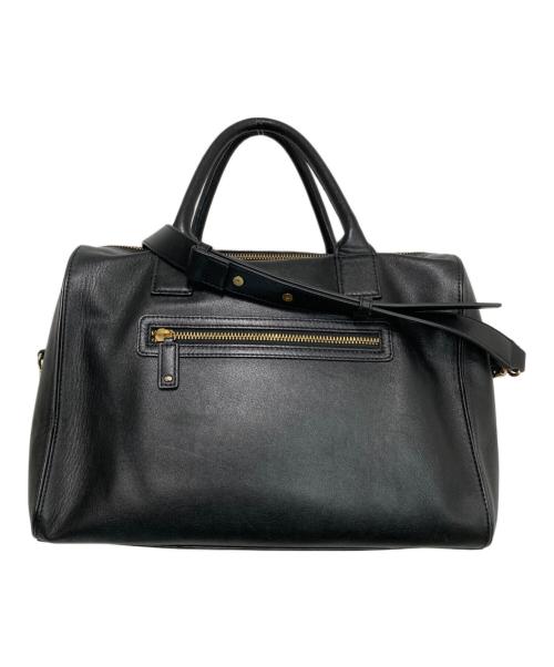 ANYA HINDMARCH（アニヤ・ハインドマーチ）ANYA HINDMARCH (アニヤ・ハインドマーチ) カーカー 2WAY ショルダーバッグ ブラックの古着・服飾アイテム