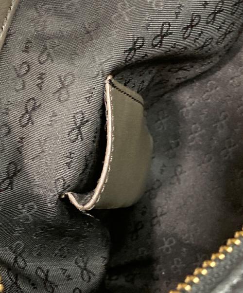 ANYA HINDMARCH（アニヤ・ハインドマーチ）ANYA HINDMARCH (アニヤ・ハインドマーチ) カーカー 2WAY ショルダーバッグ ブラックの古着・服飾アイテム