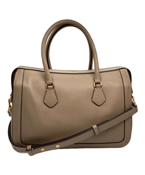 Kate Spade（ケイトスペード）Kate Spade (ケイトスペード) グラマシー ミディアム サッチェル 2WAYバッグ ベージュの古着・服飾アイテム