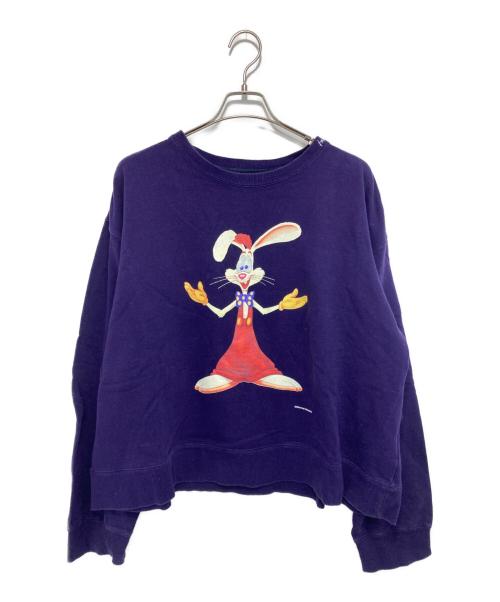 FACETASM（ファセッタズム）FACETASM (ファセッタズム) DISNEY (ディズニー) ロジャーラビット スウェットシャツ パープル サイズ:５の古着・服飾アイテム