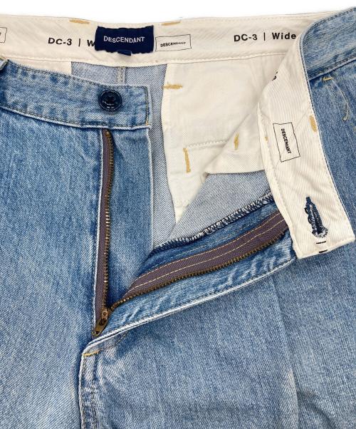 DESCENDANT（ディセンダント）DESCENDANT (ディセンダント) DC-3 Wide デニムパンツ インディゴ サイズ:2の古着・服飾アイテム