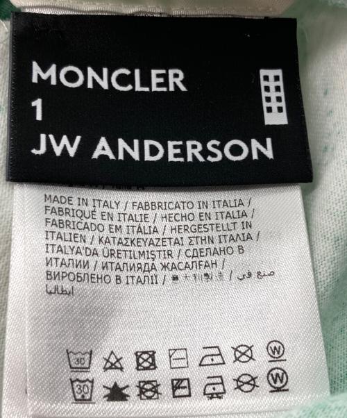 MONCLER（モンクレール）MONCLER (モンクレール) J.W.ANDERSON (ジェイダブリューアンダーソン) ALL OVER PRINT SS グリーン×ホワイト サイズ:Mの古着・服飾アイテム