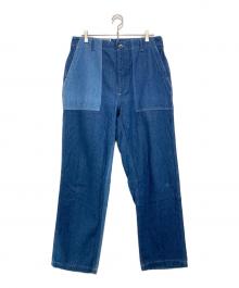 Engineered Garments（エンジニアド ガーメンツ）の古着「パッチワークデニムワークパンツ」｜インディゴ