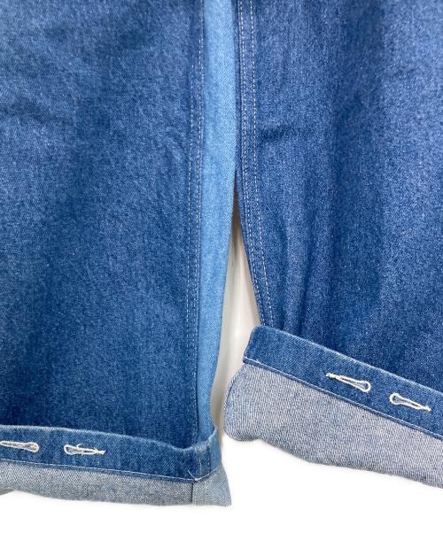 Engineered Garments（エンジニアド ガーメンツ）Engineered Garments (エンジニアド ガーメンツ) パッチワークデニムワークパンツ インディゴ サイズ:Lの古着・服飾アイテム