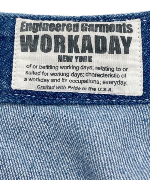 Engineered Garments（エンジニアド ガーメンツ）Engineered Garments (エンジニアド ガーメンツ) パッチワークデニムワークパンツ インディゴ サイズ:Lの古着・服飾アイテム