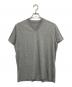 PRADA（プラダ）の古着「VネックTシャツ」｜グレー