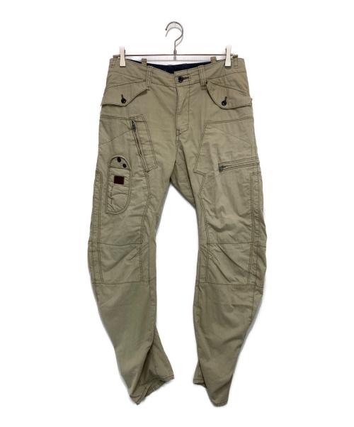 G-STAR RAW（ジースターロゥ）G-STAR RAW (ジースターロゥ) AERO POWEL 3D LOOSE TAPERED PANTS ベージュ サイズ:32の古着・服飾アイテム