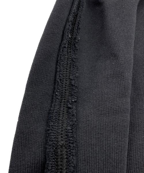 DOLCE & GABBANA（ドルチェ＆ガッバーナ）DOLCE & GABBANA (ドルチェ＆ガッバーナ) ロゴプレートダメージジップパーカー ブラック サイズ:48の古着・服飾アイテム