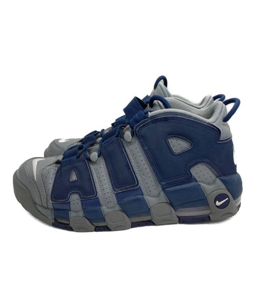 NIKE（ナイキ）NIKE (ナイキ) AIR MORE UPTEMPO 96 グレー×ネイビー サイズ:US10の古着・服飾アイテム