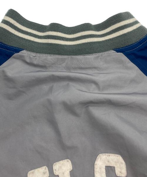 stussy（ステューシー）stussy (ステューシー) 00's ナイロンブルゾン グレー×ネイビー サイズ:Lの古着・服飾アイテム
