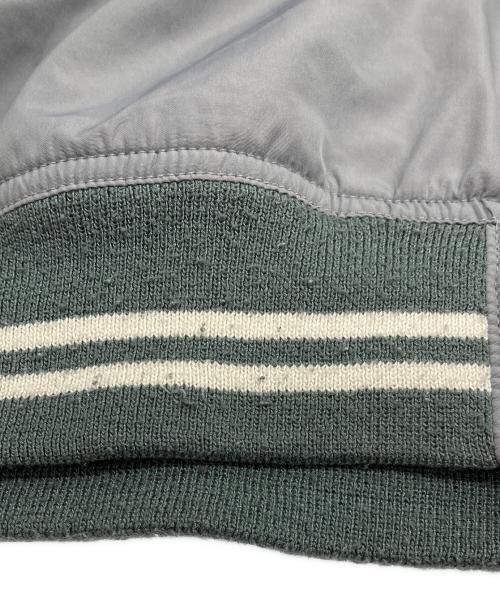 stussy（ステューシー）stussy (ステューシー) 00's ナイロンブルゾン グレー×ネイビー サイズ:Lの古着・服飾アイテム