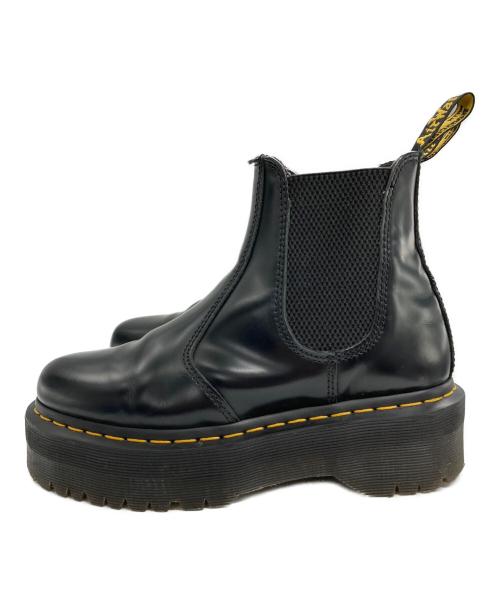 Dr.Martens（ドクターマーチン）Dr.Martens (ドクターマーチン) 2976 QUAD サイドゴアブーツ ブラック サイズ:UK5の古着・服飾アイテム
