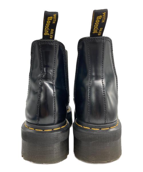 Dr.Martens（ドクターマーチン）Dr.Martens (ドクターマーチン) 2976 QUAD サイドゴアブーツ ブラック サイズ:UK5の古着・服飾アイテム