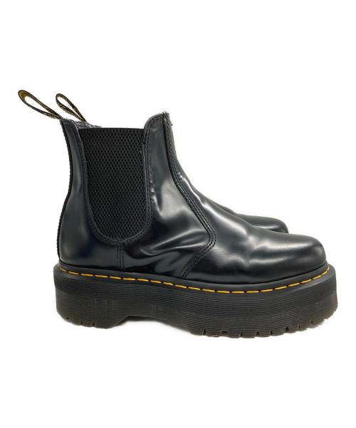 Dr.Martens（ドクターマーチン）Dr.Martens (ドクターマーチン) 2976 QUAD サイドゴアブーツ ブラック サイズ:UK5の古着・服飾アイテム