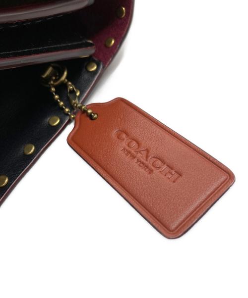 COACH（コーチ）COACH (コーチ) 2way パーカートップハンドル バッグ ブラウン×ブラックの古着・服飾アイテム