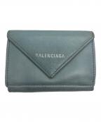 BALENCIAGAバレンシアガ）の古着「PAPIER MINI WALLET」｜スカイブルー