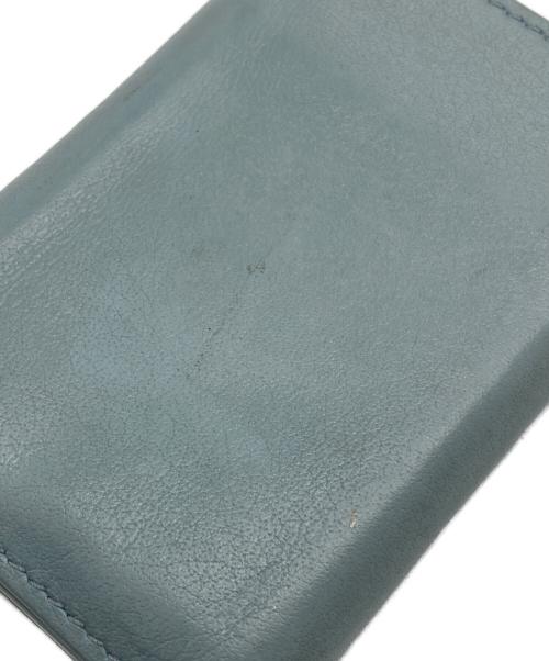 BALENCIAGA（バレンシアガ）BALENCIAGA (バレンシアガ) PAPIER MINI WALLET スカイブルーの古着・服飾アイテム