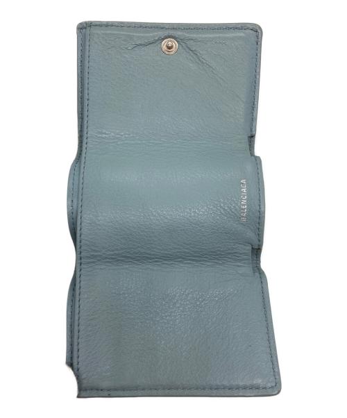 BALENCIAGA（バレンシアガ）BALENCIAGA (バレンシアガ) PAPIER MINI WALLET スカイブルーの古着・服飾アイテム