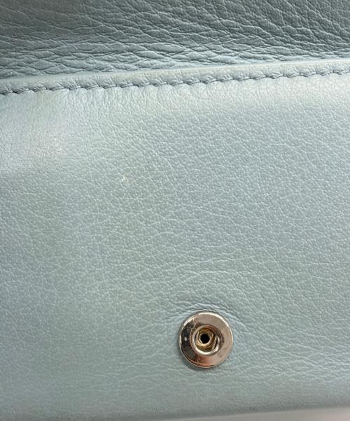 BALENCIAGA（バレンシアガ）BALENCIAGA (バレンシアガ) PAPIER MINI WALLET スカイブルーの古着・服飾アイテム