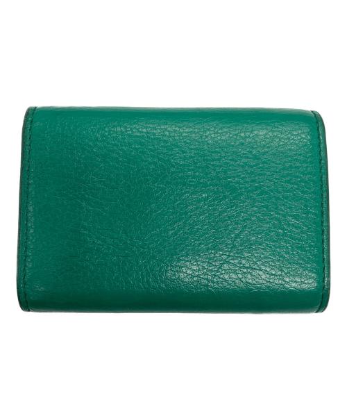BALENCIAGA（バレンシアガ）BALENCIAGA (バレンシアガ) PAPIER MINI WALLET グリーンの古着・服飾アイテム