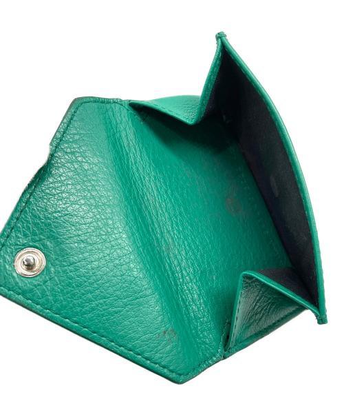 BALENCIAGA（バレンシアガ）BALENCIAGA (バレンシアガ) PAPIER MINI WALLET グリーンの古着・服飾アイテム