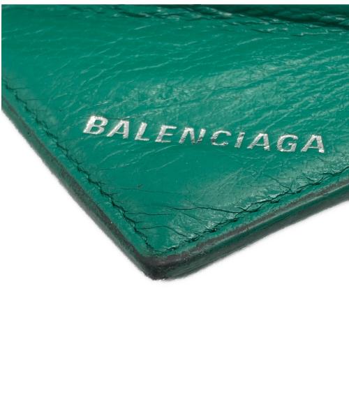 BALENCIAGA（バレンシアガ）BALENCIAGA (バレンシアガ) PAPIER MINI WALLET グリーンの古着・服飾アイテム