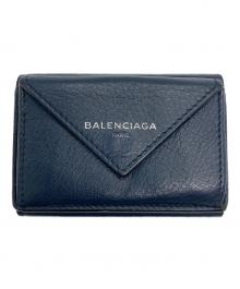 BALENCIAGA（バレンシアガ）の古着「PAPIER MINI WALLET」｜ネイビー