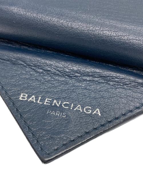 BALENCIAGA（バレンシアガ）BALENCIAGA (バレンシアガ) PAPIER MINI WALLET ネイビーの古着・服飾アイテム