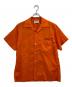 Hilton（ヒルトン）の古着「70s ボーリングシャツ」｜オレンジ