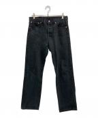 LEVI'Sリーバイス）の古着「90s 501後染めデニムパンツ」｜ブラック