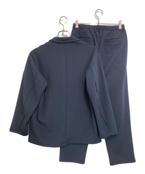 B:MING by BEAMS（ビーミングバイビームス）B:MING by BEAMS (ビーミングバイビームス) ダブルフェイス 梨地 セットアップ ネイビー サイズ:Sの古着・服飾アイテム