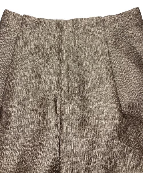 anuke（アンヌーク）anuke (アンヌーク) Glitter Cargo Pants ゴールド サイズ:38の古着・服飾アイテム