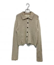 TODAYFUL（トゥデイフル）の古着「Lowgauge Knit Shirts」｜ベージュ