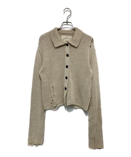 TODAYFUL（トゥデイフル）TODAYFUL (トゥデイフル) Lowgauge Knit Shirts ベージュ サイズ:Fの古着・服飾アイテム