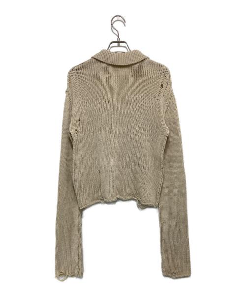 TODAYFUL（トゥデイフル）TODAYFUL (トゥデイフル) Lowgauge Knit Shirts ベージュ サイズ:Fの古着・服飾アイテム
