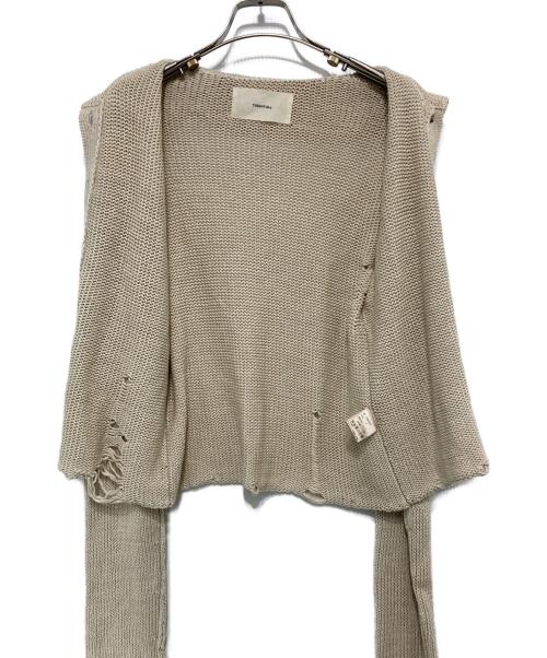 TODAYFUL（トゥデイフル）TODAYFUL (トゥデイフル) Lowgauge Knit Shirts ベージュ サイズ:Fの古着・服飾アイテム