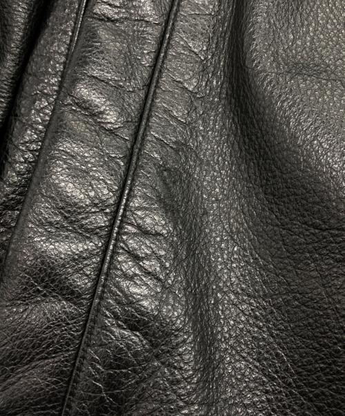 DOCKERS（ドッカーズ）DOCKERS (ドッカーズ) レザージップジャケット ブラック サイズ:Lの古着・服飾アイテム