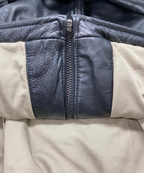DOCKERS（ドッカーズ）DOCKERS (ドッカーズ) レザージップジャケット ブラック サイズ:Lの古着・服飾アイテム