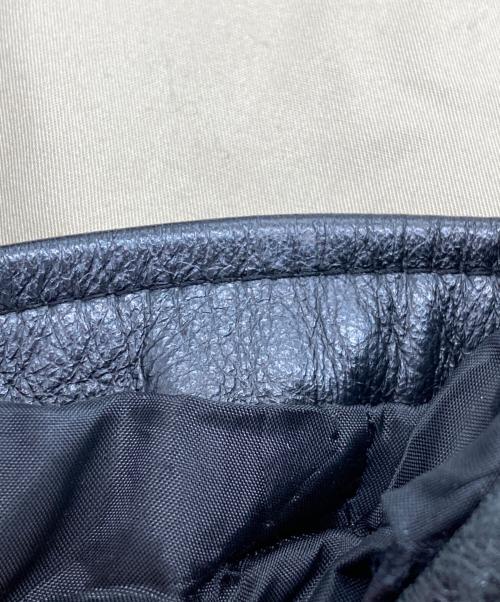DOCKERS（ドッカーズ）DOCKERS (ドッカーズ) レザージップジャケット ブラック サイズ:Lの古着・服飾アイテム