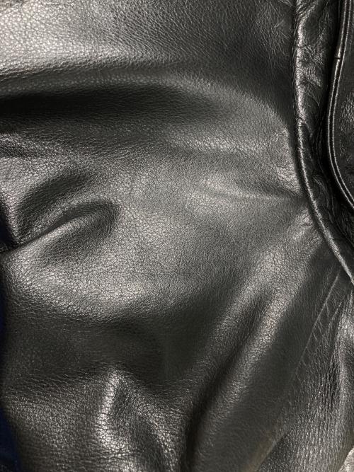 DOCKERS（ドッカーズ）DOCKERS (ドッカーズ) レザージップジャケット ブラック サイズ:Lの古着・服飾アイテム