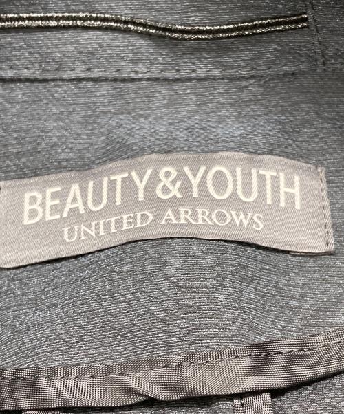 BEAUTY&YOUTH（ビューティーアンドユース）BEAUTY&YOUTH (ビューティーアンドユース) ミクスチャーナイロン コンフォート ジャケット グレー サイズ:Mの古着・服飾アイテム