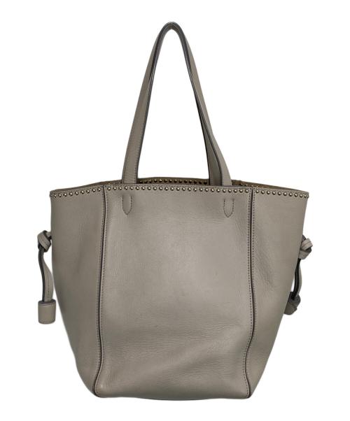 J&M DAVIDSON（ジェイ＆エム デヴィッドソン）J&M DAVIDSON (ジェイ＆エム デヴィッドソン) BELLE MINI WITH STUDS スタッズ 2WAYバッグ ベージュの古着・服飾アイテム