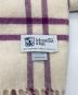 JOHNSTONS OF ELGIN (ジョンストンズ オブ エルガン) カシミヤチェックマフラー ホワイト×ブラック×パープル：14000円