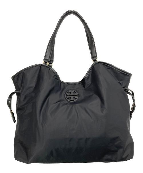 TORY BURCH（トリーバーチ）TORY BURCH (トリーバーチ) ナイロントートバッグ ブラックの古着・服飾アイテム