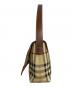 BURBERRY LONDON (バーバリーロンドン) シャドーホース ノバチェック ワンショルダーハンドバッグ ベージュ×ブラウン：45000円