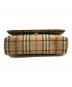 中古・古着 BURBERRY LONDON (バーバリーロンドン) シャドーホース ノバチェック ワンショルダーハンドバッグ ベージュ×ブラウン：45000円